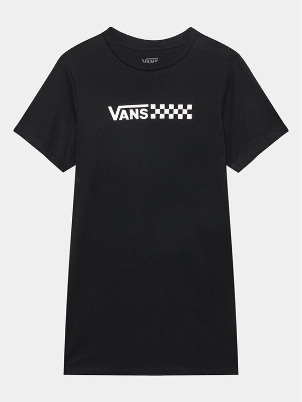 Vans Vans Ежедневна рокля Chalkboard Relaxed Tee Dress VN000AEJ Черен Relaxed Fit