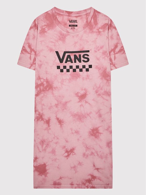 Vans Vans Ежедневна рокля Cloud Wash VN0A7RU3 Розов Regular Fit