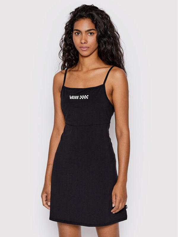 Vans Vans Ежедневна рокля Super Fun Skate VN0A7ROR Черен Regular Fit