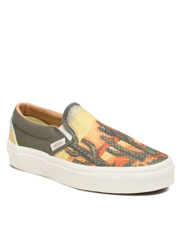 Vans Vans Гуменки Classic Slip-On VN0009Q7CEE1 Зелен