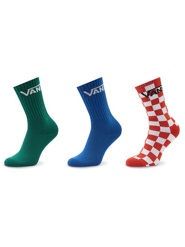Vans Vans Комплект 3 чифта дълги чорапи детски Classic Crew VN000XNQBKS1 Цветен