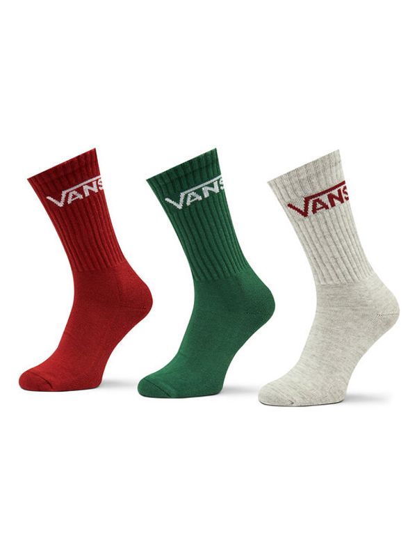 Vans Vans Комплект 3 чифта дълги чорапи мъжки Classic Crew VN000XRZ07W1 Цветен