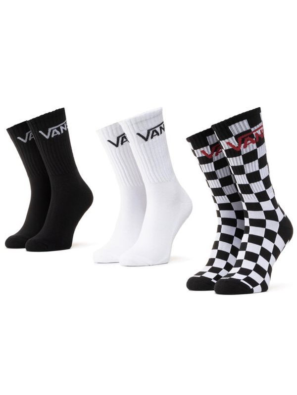Vans Vans Комплект 3 чифта дълги чорапи мъжки Mn Classic Crew VN000XSE95Y1 Черен
