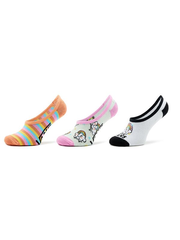 Vans Vans Комплект 3 чифта терлик детски Rainbow Rider Canoodle VN0007B4YB21 Цветен