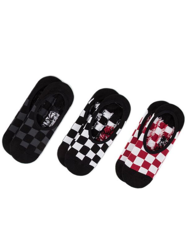 Vans Vans Комплект 3 чифта терлик унисекс Classic Super No Show VN000XS9RLM1 r.38,5/42 Черен