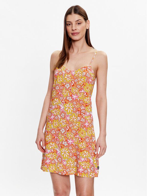 Vans Vans Лятна рокля Resort Floral VN00046N Оранжев Regular Fit