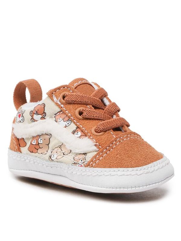 Vans Vans Обувки Old Skool Crib VN0A3U8KBF01 Кафяв