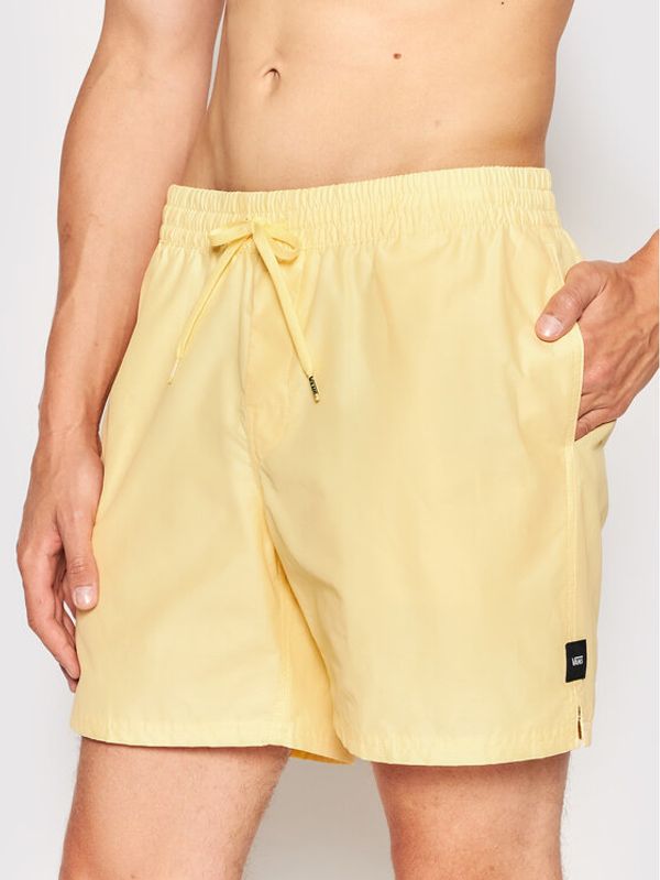 Vans Vans Плувни шорти Primary Volley VN0A49R5 Жълт Relaxed Fit