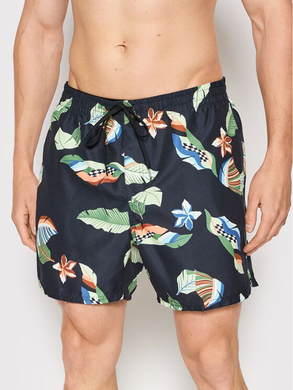 Vans Vans Плувни шорти Vendor VN0A3W4K Черен Relaxed Fit