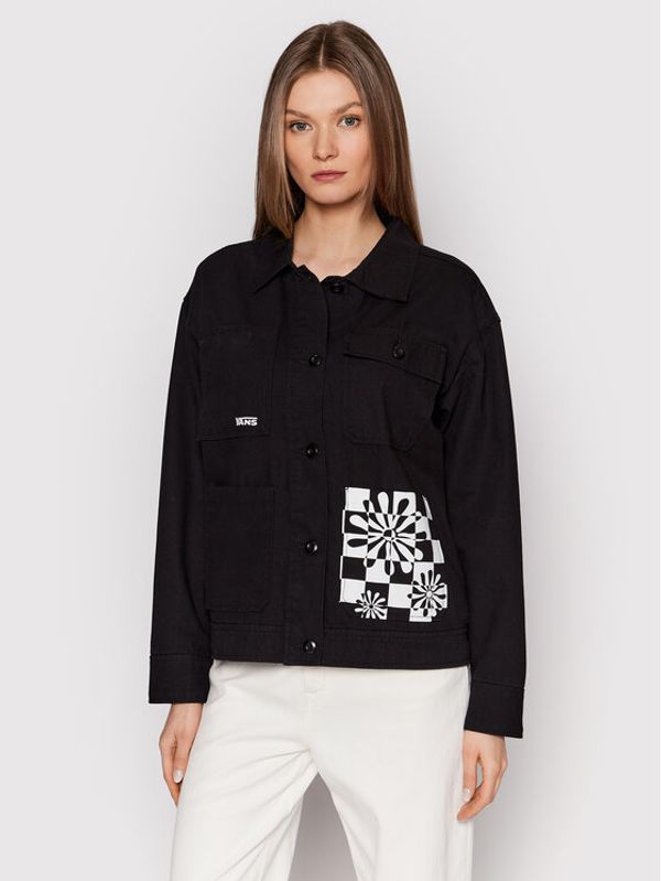 Vans Vans Преходно яке Divine Energy VN0A7Q9K Черен Relaxed Fit