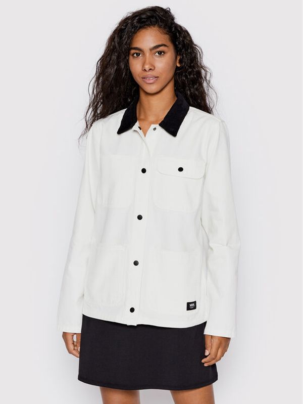 Vans Vans Преходно яке Dril Chore VN0A47Y3 Бял Regular Fit