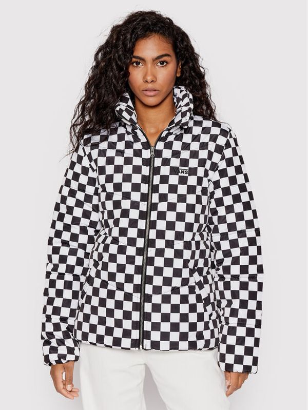 Vans Vans Пухено яке Foundry Print VN0A7YK6 Черен Regular Fit