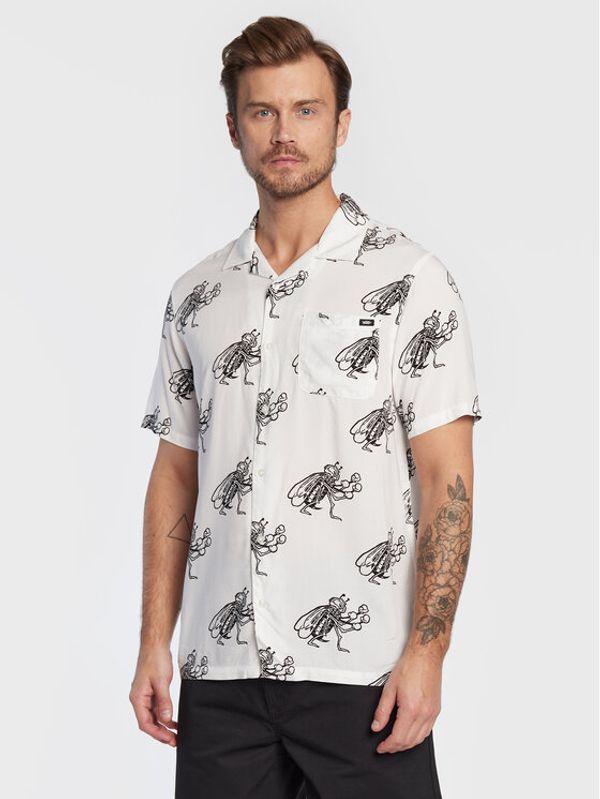 Vans Vans Риза Checkerboard Research VN0A7SFB Бял Classic Fit