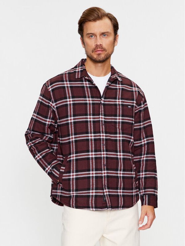 Vans Vans Риза Kesler Ls Woven VN0008GS Бордо Loose Fit