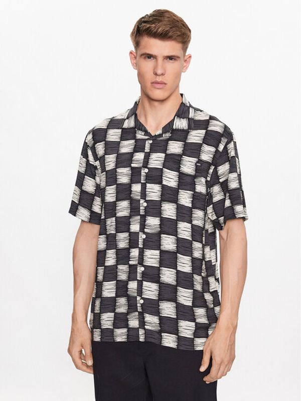 Vans Vans Риза Moore Ss Woven VN0008JG Сив Classic Fit