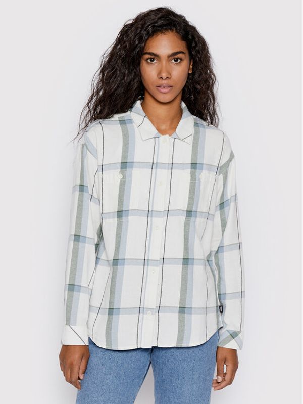 Vans Vans Риза Tori Plaid VN0A7RML Бял Relaxed Fit