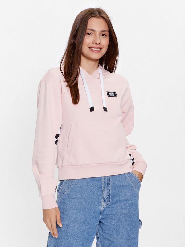 Vans Vans Суитшърт Boom Boom Check It Hoodie VN00045D Розов Regular Fit