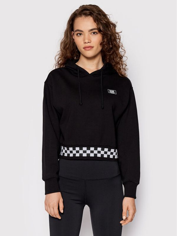 Vans Vans Суитшърт Boom Boom Check VN0A7YKF Черен Relaxed Fit
