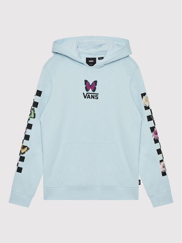 Vans Vans Суитшърт Butterfly Floral VN0A7RRS Син Regular Fit