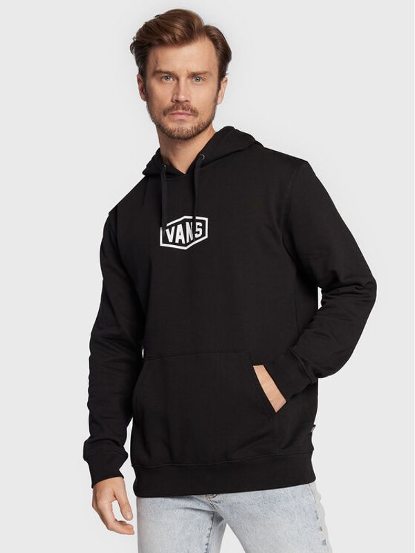 Vans Vans Суитшърт Checkboard Research VN0000C2 Черен Regular Fit