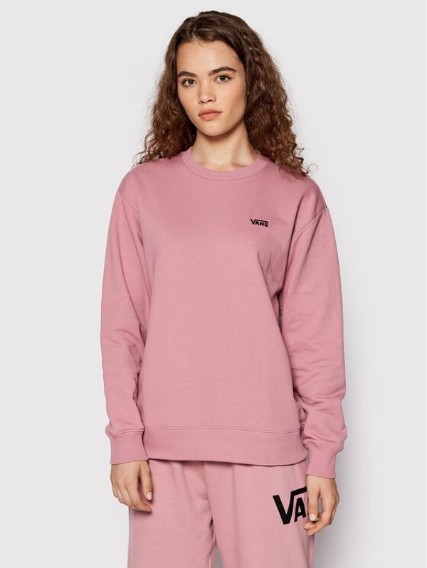 Vans Vans Суитшърт Flying V VN0A5AQ1 Розов Regular Fit