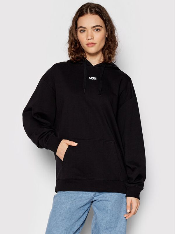 Vans Vans Суитшърт Flying V VN0A7RMD Черен Relaxed Fit