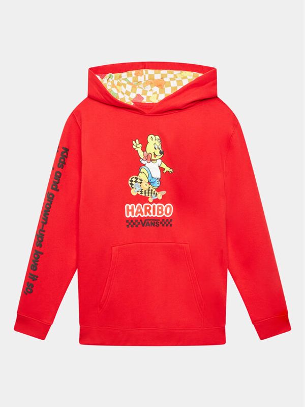 Vans Vans Суитшърт HARIBO VN00065V Червен Regular Fit