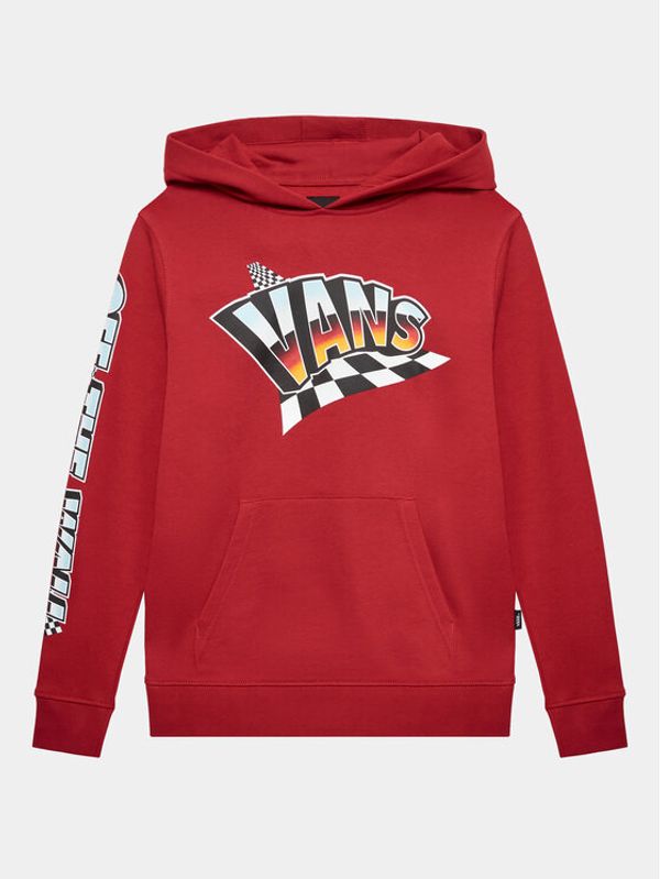 Vans Vans Суитшърт Hole Shot Po VN00087W Червен Regular Fit
