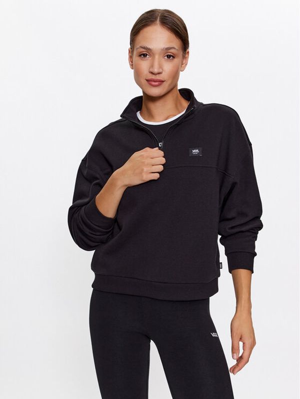 Vans Vans Суитшърт Leighton Mock Neck Fleece VN000A5V Черен Regular Fit