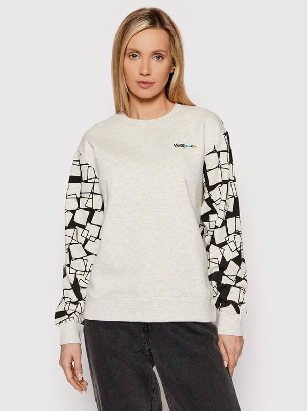 Vans Vans Суитшърт Moca Vendor VN0A5LNPYQ91 Сив Boyfrend Fit