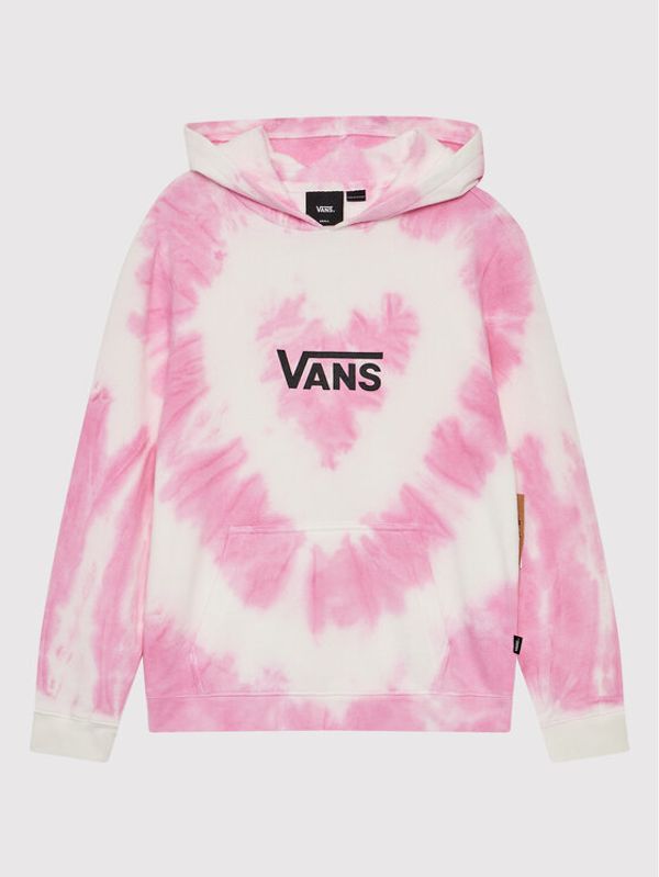 Vans Vans Суитшърт Tie Dye Heart VN0A7RRR Розов Regular Fit