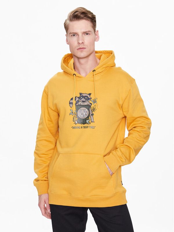 Vans Vans Суитшърт Trashy Times VN0006EK Жълт Regular Fit