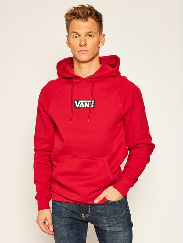 Vans Vans Суитшърт Versa Standard VN0A49SN Червен Regular Fit