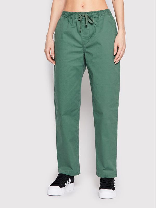 Vans Vans Текстилни панталони Range VN0A7RMP Зелен Relaxed Fit