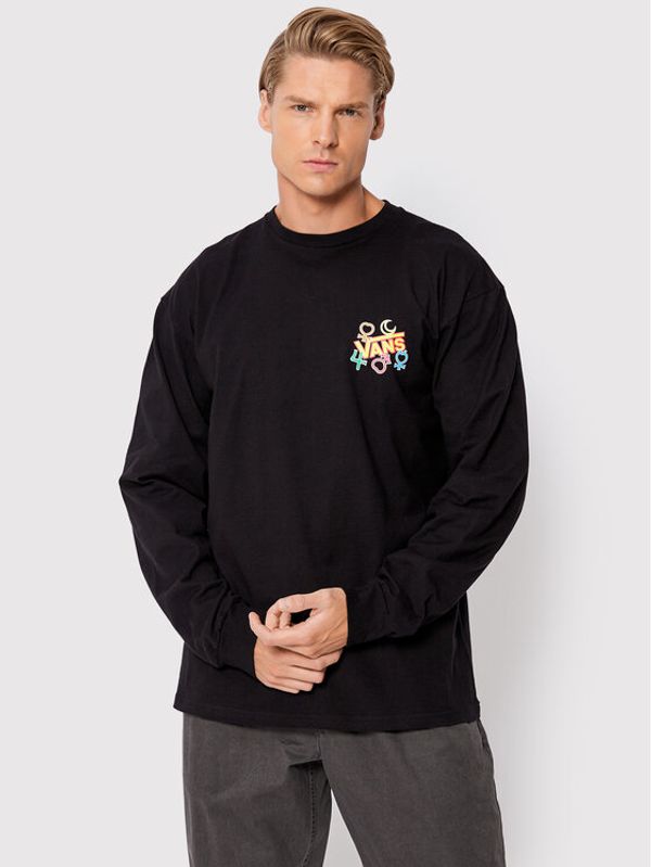 Vans Vans Тениска с дълъг ръкав Graphic VN0000A8 Черен Regular Fit