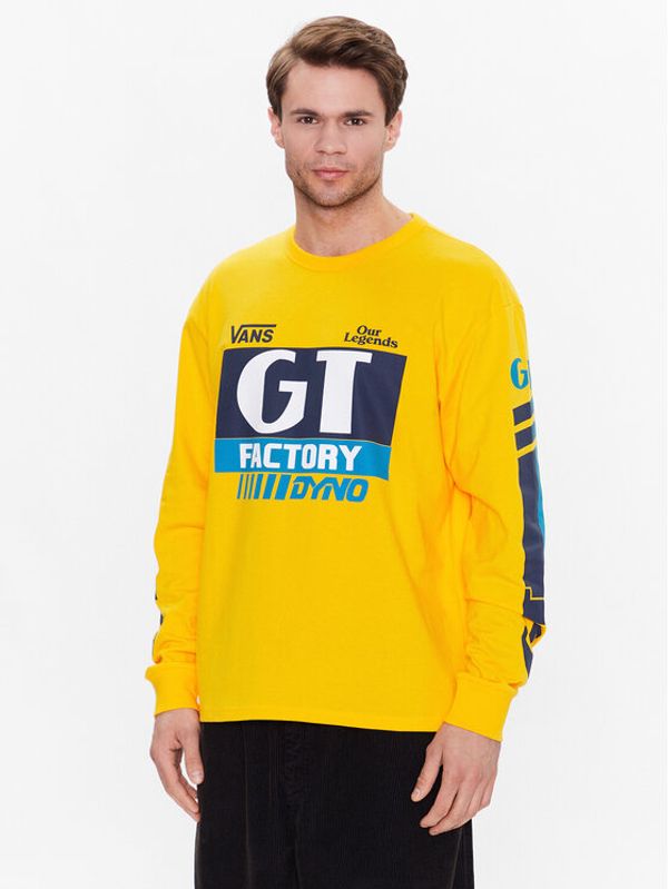 Vans Vans Тениска с дълъг ръкав Our Legends Vintage VN0008DA Жълт Regular Fit