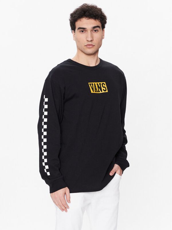 Vans Vans Тениска с дълъг ръкав Varsity VN0007UH Черен Classic Fit