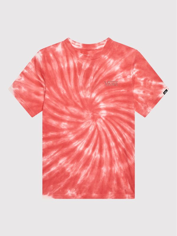 Vans Vans Тишърт Burst Tie Dye VN0A7TU9 Розов Classic Fit