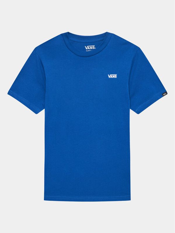 Vans Vans Тишърт By Left Chest Tee Boys VN0A4MQ3 Син Regular Fit