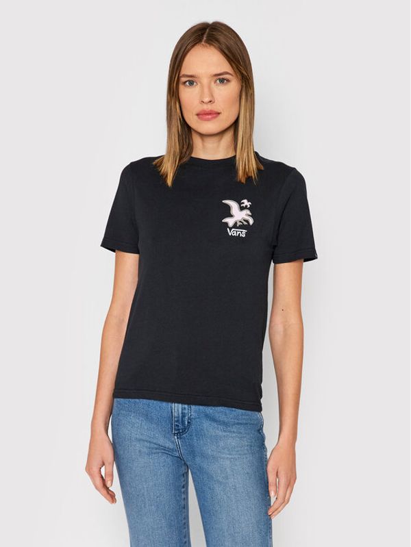 Vans Vans Тишърт By Vans X Skateist VN0A7PVTBLK1 Черен Regular Fit