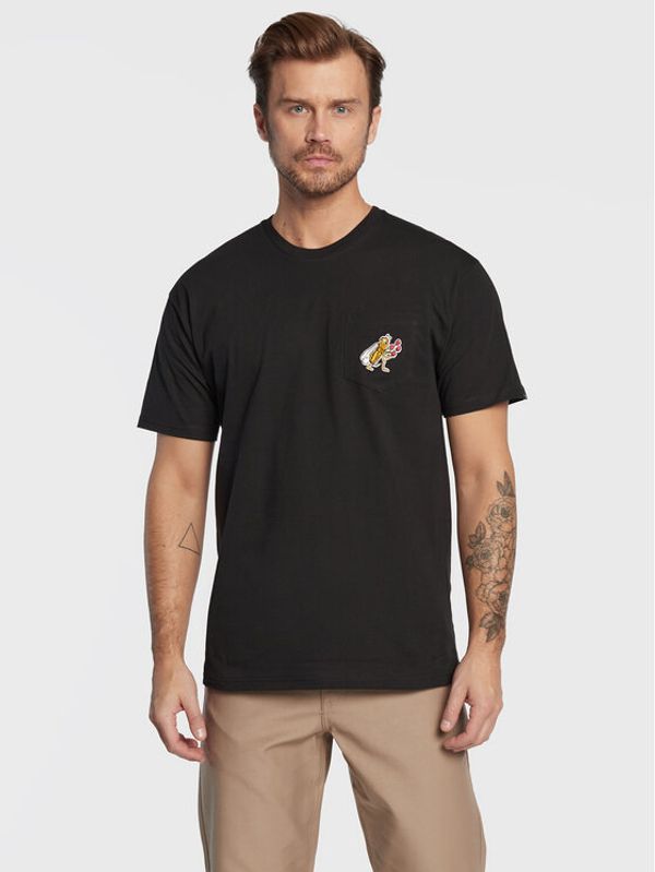 Vans Vans Тишърт Checkerboard Research VN0A7S6P Черен Classic Fit