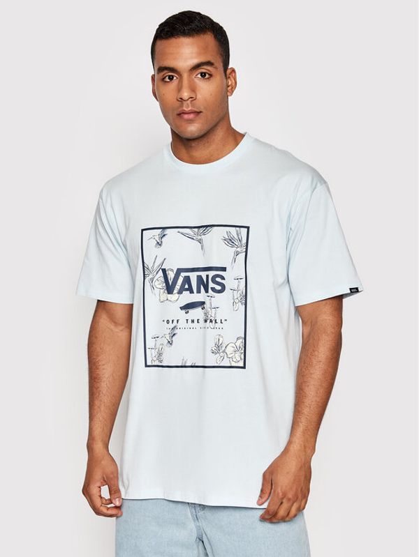 Vans Vans Тишърт Classic Print VN0A5E7Y Син Classic Fit