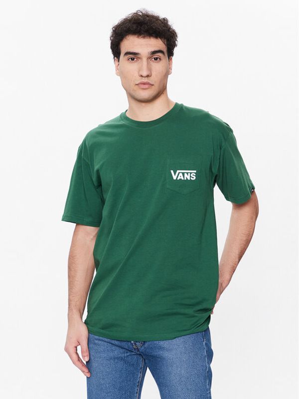 Vans Vans Тишърт Classic VN00004W Зелен Classic Fit