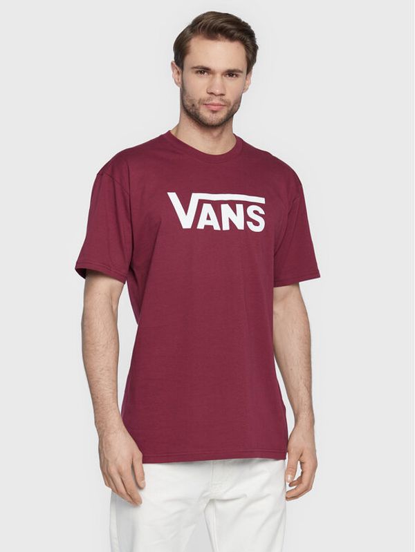 Vans Vans Тишърт Classic VN000GGG Бордо Classic Fit