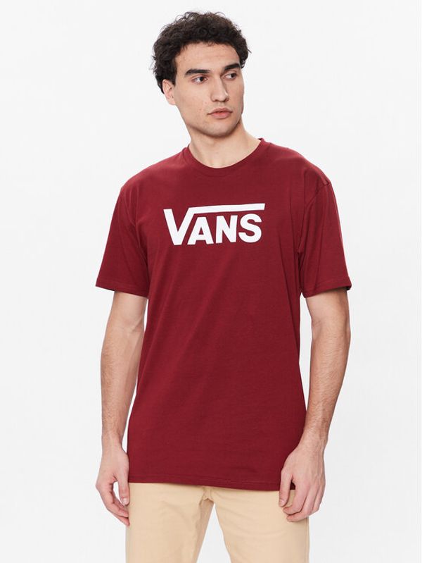 Vans Vans Тишърт Classic VN000GGG Червен Classic Fit