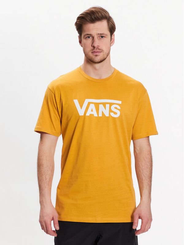 Vans Vans Тишърт Classic VN000GGG Жълт Classic Fit