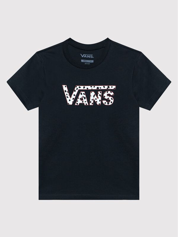 Vans Vans Тишърт Dalmation VN0A7RUW Черен Regular Fit