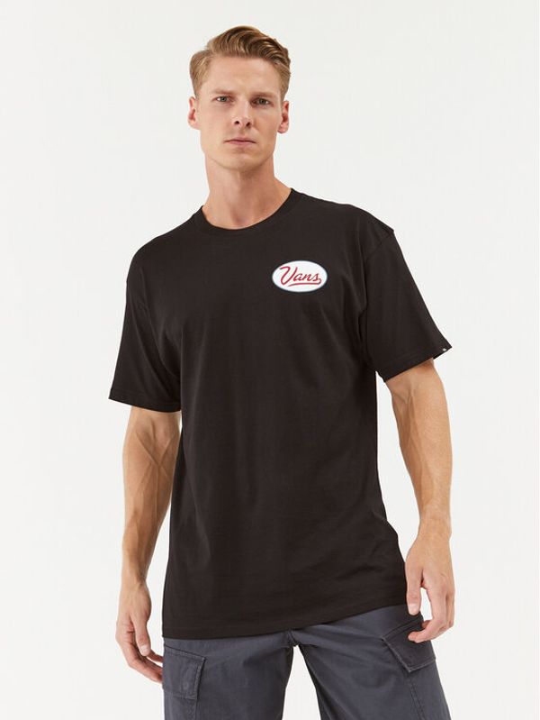 Vans Vans Тишърт Gas Station Logo Ss Tee VN0008FB Черен Classic Fit