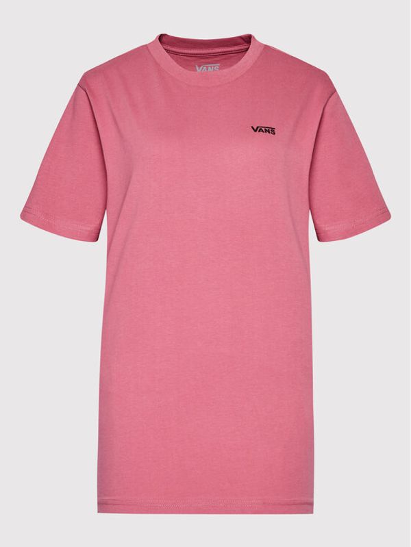 Vans Vans Тишърт Left Chest Logo VN0A7RSR Розов Regular Fit