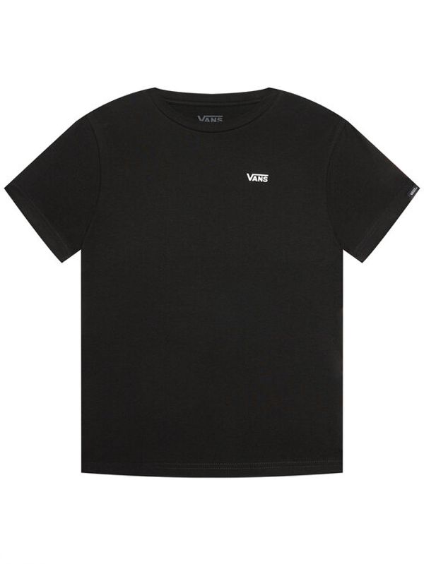 Vans Vans Тишърт Left Chest VN0A4MQ3 Черен Classic Fit